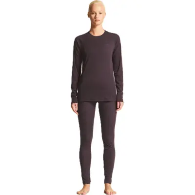Craft Women's Core Warm Baselayer Set Dark Plum