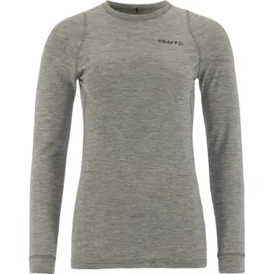 Craft Women's Core Wool Merino Set Dark Grey Melange