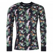 Crewneck L/S Baselayer, Black Aop, Xl, Blount And Pool