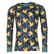 Crewneck L/S Baselayer, Camo Yellow Duck, Xs, Blount And Pool