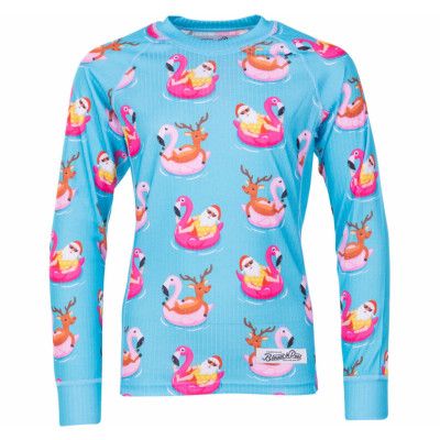 Crewneck L/S Baselayer Jr, Pool Party, 120,  Blount And Pool