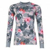 Crewneck L/S Baselayer W, Camo Flower Aop, 48, Tröjor