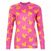 Crewneck L/S Baselayer W, Pink Duck, 40, Pool