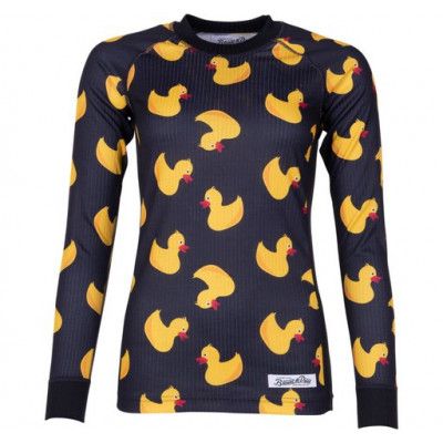 Crewneck L/S Baselayer W, Yellow Duck, 48,  Underställströjor