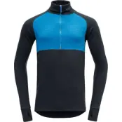Devold Expedition Man Zip Neck Skydiver/Ink
