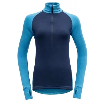 Devold Expedition Merino 235 Z.Neck Wmn Malibu/Evening