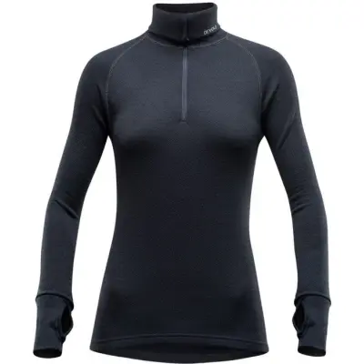 Devold Expedition Woman Zip Neck Black