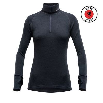 Devold Expedition Woman Zip Neck Black