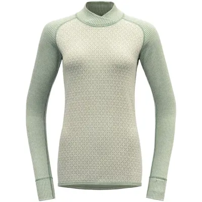 Devold Kvitegga Merino 230 Cross Neck Woman Raw White