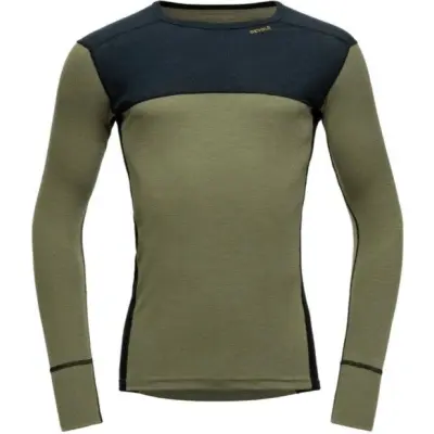 Devold Lauparen Merino 190 Shirt Man Ink/Lichen/Black