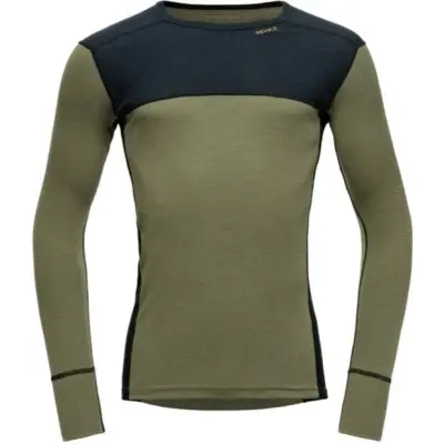 Devold Lauparen Merino 190 Shirt Man Ink/Lichen/Black