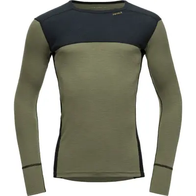 Devold Lauparen Merino 190 Shirt Man Ink/Lichen/Black - XL