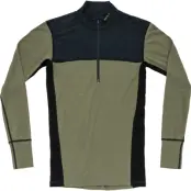 Devold Lauparen Merino 190Zip Neck Man Ink/Lichen/Black