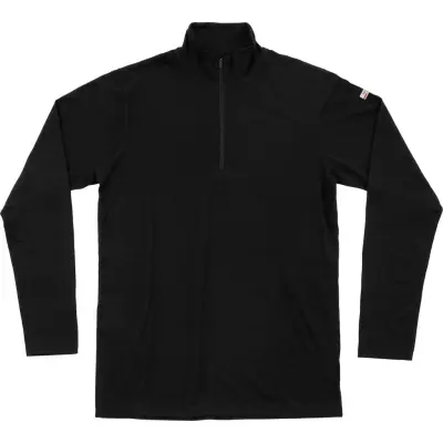 Devold Men's Breeze Plus Merino 200 Zip Neck Black