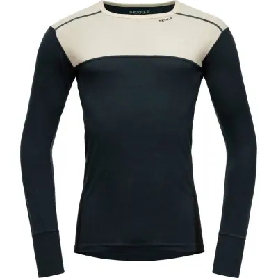 Devold Men's Lauparen Merino 190 Shirt Raw White/ink/black