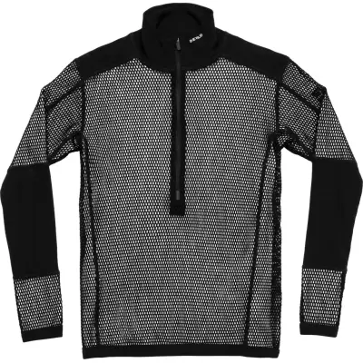 Devold Men's Wool Mesh Pro Zip Neck Black