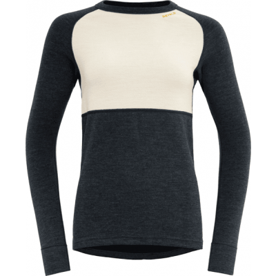 Devold Women's Expedition Merino Silk Shirt Ink/offwhite