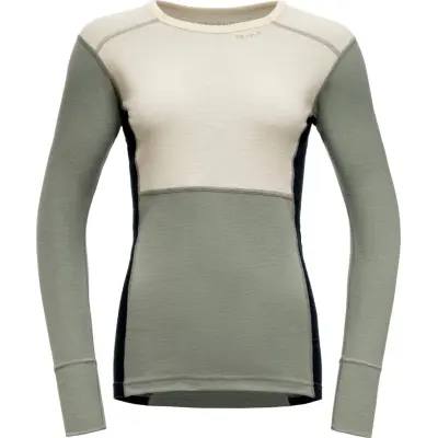 Devold Women's Lauparen Merino 190 Shirt Raw White/fog/ink