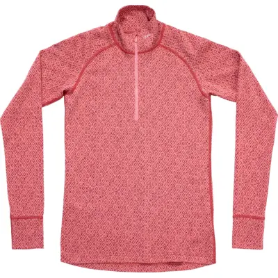 Devold Women's Signature Silk 230 Zip Apricot