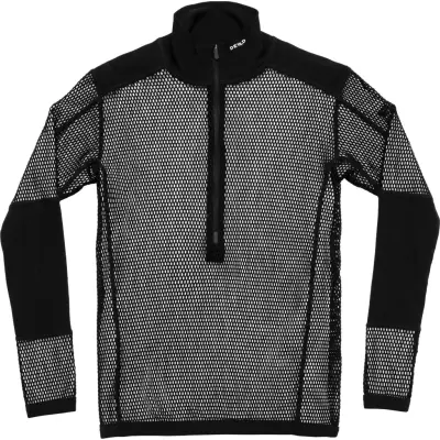 Devold Women's Wool Mesh Pro Zip Neck Black
