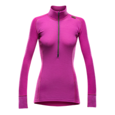 Devold Wool Mesh Woman Half Zip Neck