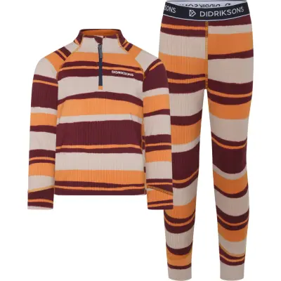 Didriksons Kids' Jadis Printed Set 4 Trails Yellow