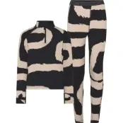 Didriksons Kids' Yotta Printed Set Path L Black