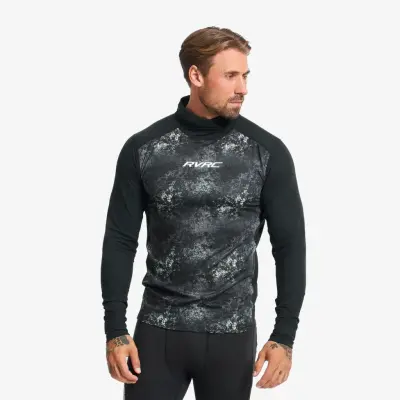 Downhill Base Layer Balaclava Top Herr Alloy Grey/Black, Storlek:2XL