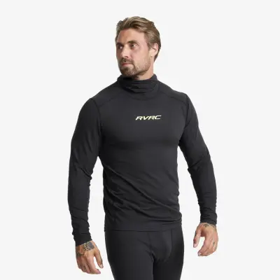 Downhill Base Layer Balaclava Top Herr Black, Storlek:L