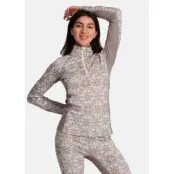 Edith Half Zip, Light Warm Grey, Xs,  Ullunderställ