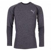 Evoknit Basic Ls Tee, Puma Black Heather, S, Puma