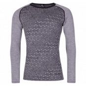 Geo Merino Wool Crew, Greym, L,  Bula