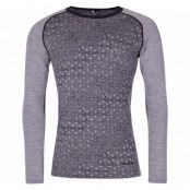 Geo Merino Wool Crew, Greym, S, Bula