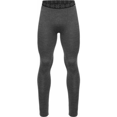 Gridarmor Men's Viks Wool Undertøy Longs Dk. Greymelange