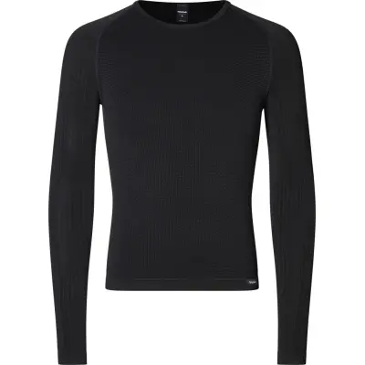 Gripgrab Unisex PACR Spring-Autumn Seamless Long Sleeve Base Layer Black