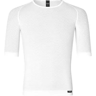 Gripgrab Unisex PACR Ultralight Seamless Short Sleeve Base Layer White