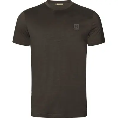 Härkila Base All son S S Shirt Shadow Brown
