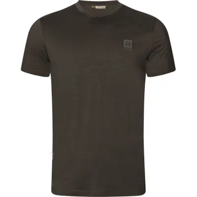 Härkila Base All son S S Shirt Shadow Brown