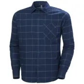 Helly Hansen Aker Flannel LS Shirt Ocean Sierra - M