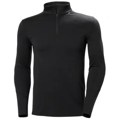 Helly Hansen Lifa Merino Midweight 1/2 Zip Black