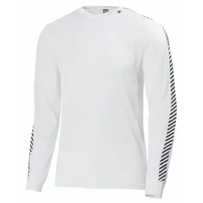 Helly Hansen Lifa Stripe Crew White