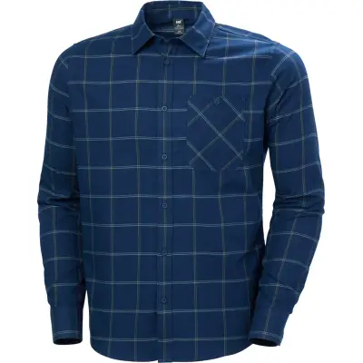 Helly Hansen Men's Aker Flannel Ls Shirt Ocean