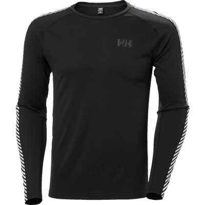 Helly Hansen Men's Lifa Active Stripe Crew Black