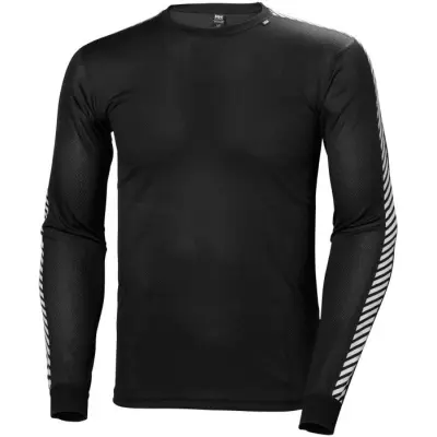 Helly Hansen M's Lifa Stripe Crew Black
