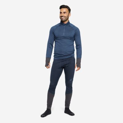 Hiball Waffle Base Layer Set - Herr - Dark Denim, Storlek:3XL - Underställ