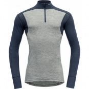 Hiking Man Half Zip Neck GREY MELANGE/NIGHT