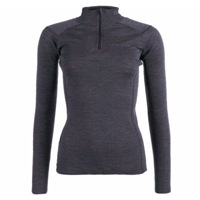 Himalaya Merino Halfzip W, Dk Grey, 36,  Swedemount