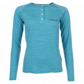 Himalaya Merino Henley L/S W, Turquoise, 34,  Underställ