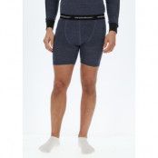 Himalaya Merino Wool Boxer Shorts, Navy Melange, M,  Ullunderställ