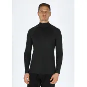 Himalaya Merino Wool Halfzip, Charcoal Melange, L,  Ullunderställ
